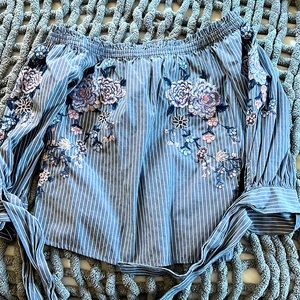 Off the shoulder shirt